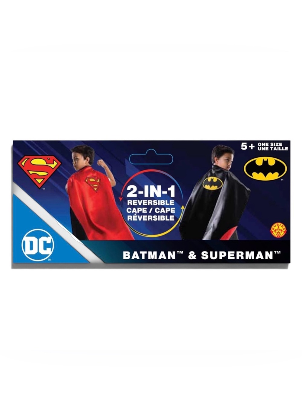 DC Comics Reversible Batman & Superman Cape
